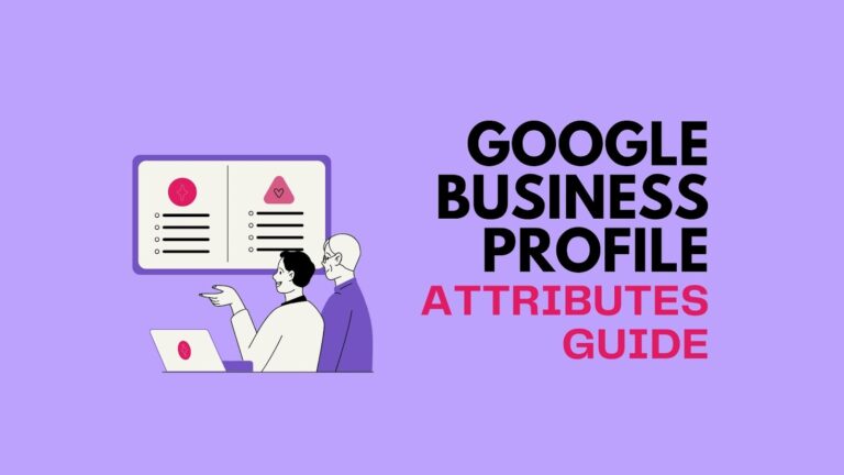 Google business profile attributes