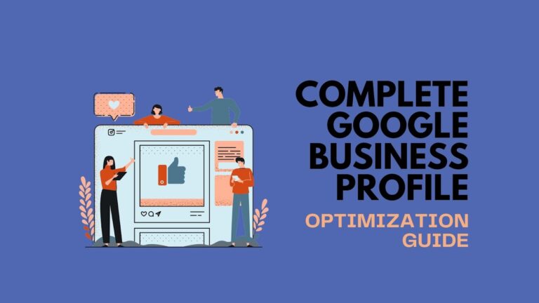 Google business profile optimization