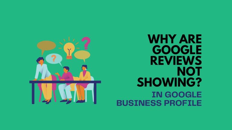 Google reviews not showing