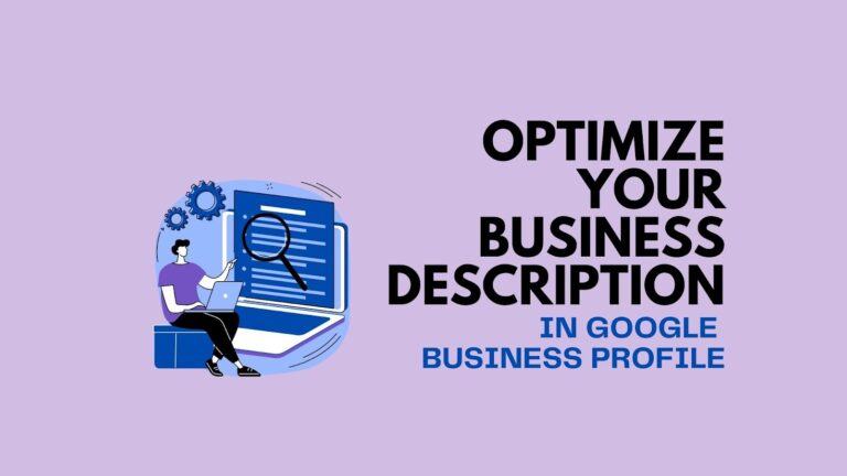 Optimize your business description in GBP