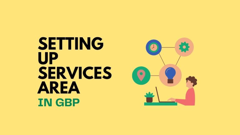Setting up services area in GBP