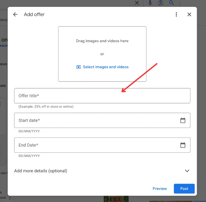 Business posts for google business profile 4