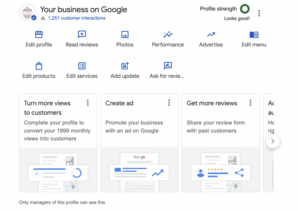 Google Business Profile Optimization